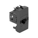 Tomada conector RJ11 de 4 fios grafite Simon 35