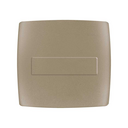 Placa cega 4x4 com suporte champagne Simon 30