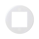 Additional central square opening for frames with central circular opening white Simon 32