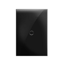 Placa cega 4x2 preto Simon 35