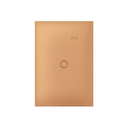 Placa cega 4x2  rosê gold Simon 35