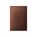 Placa cega 4x2 aço corten Simon 35