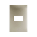 Placa de 1 posto 4x2 champagne Simon 35