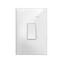 Conjunto de 1 interruptor paralelo vertical 1 placa de 1 posto 4x2 com suporte 10 A 250 V~ branco Simon 35