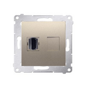 Prise HDMI connexion à vis avec griffes cava Simon 54