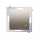 Poussoir lumière 16AX connexion à vis avec griffes cava Simon 54