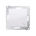 Va et vient 16AX connexion à vis avec griffes blanc Simon 54