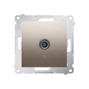 Prise TV connexion à vis avec griffes cava Simon 54