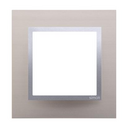 Cadre 1 élément métal satin glare Simon 54 Nature