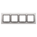 Cadre 4 éléments métal yang inox Simon 54 Nature