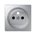 Couvercle avec dispositif de sécurité pour la prise française en aluminium Simon 73 Loft