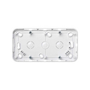 Caja de superficie para 2 elementos blanco Simon 73