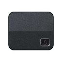 Single rocker with light symbol for push button graphite Simon 75
