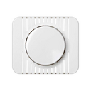 Placa para o regulador eletrónico de tensão giratório até 1000 W/VA branco Simon 75