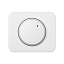 Placa para o regulador eletrónico de tensão giratório até 500 W/VA com luminoso branco Simon 75