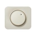 Plate for electronic rotary voltage regulator up to 500W/VA with light ivory Simon 75