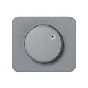 Plate for electronic rotary voltage regulator up to 500W/VA with light grey Simon 75