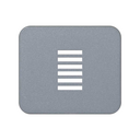 Plate for buzzer grey Simon 75