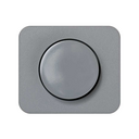 Plate for electronic rotary mechanisms grey Simon 75