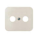 Placa para tomas inductivas de R-TV+SAT marfil Simon 75