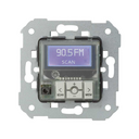Digital radio with FM tuner 87.5 to 108 MHz and display