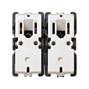 Set of 2 push-button switches for blinds 10A 250V~ without latching system
