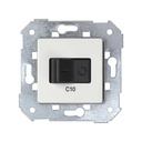 Flush-mount automatic MCB switch 10A 1P+N white