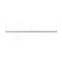 Luminária linear LANE 2400 On/Off HO Superfície 3000 K Assimétrico Branco