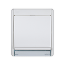 Base de enchufe schuko componible IP55 16AX con sistema de embornamiento rápido blanco Simon Aqua