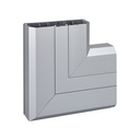 Accesorio ángulo plano ascendente para canal Cablomax 130x55mm de PVC