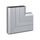 Accesorio ángulo plano ascendente para canal Cablomax 210x55mm de aluminio