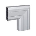 Accesorio ángulo plano descendente para canal Cablomax 130x55mm de aluminio