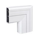 Accesorio ángulo plano descendente para canal Cablomax 170x55mm de PVC