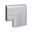 Accesorio ángulo plano descendente para canal Cablomax 210x55mm de aluminio
