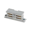 Continuity connector (unpowered) 3-phase adjustable rail White