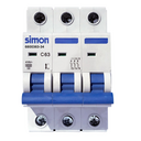 Disjoncteur tripolaire 63A Simon 680