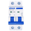 Disjoncteur bipolaire 16A Simon 680