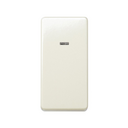 Single-pole switch 10AX 250V~ for half element with built-in pilot light and fast terminal connection system ivory Simon 27 Play