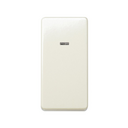 2-way switch 10AX 250V~ for half element with built-in pilot light and fast terminal connection system ivory Simon 27 Play