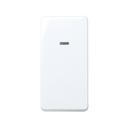 2-way switch 10AX 250V~ for half element with built-in pilot light and fast terminal connection system white Simon 27 Play
