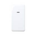 2-way switch 10A 250V~ for half element with built-in light indicator and fast terminal connection system white Simon 27 Play