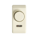Regulador-comutador de luz giratório de meio-elemento de 40 a 500 W/VA marfim Simon 27 Play