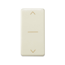 Switch for blinds 10A 250V~ for half element with 3 positions: up, down and stop ivory Simon 27 Play