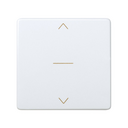Switch for blinds 10A 250V~ with 3 positions: up, down and stop white Simon 27 Play