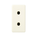 Two-pole socket outlet 10A 250V~ for half element with safety device and screw terminal connection ivory Simon 27 Play