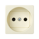 Two-pole socket outlet 16A 250V~ with safety device and screw terminal connection ivory Simon 27 Play