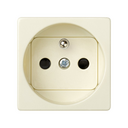 French socket outlet 16A 250V~ with safety device and screw terminal connection ivory Simon 27 Play