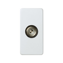 Prise TV simple de moyen élément blanc Simon 27 Play