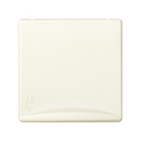 German socket outlet 16A 250V~ with hinged cover, safety device and screw terminal connection ivory Simon 27 Play