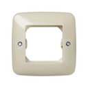 Frame (with visible screws) for 1 element with claws and without centre frame ivory Simon 27